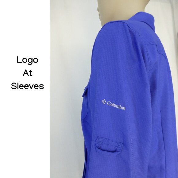 Columbia Omni-Shade Sun Protection Long Sleeve, Button Up Top - Picture 8 of 13